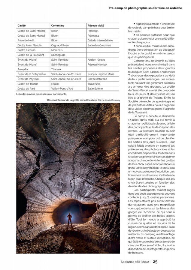 Spelunca 168 Page 25(Spelunca 168 Page 25)